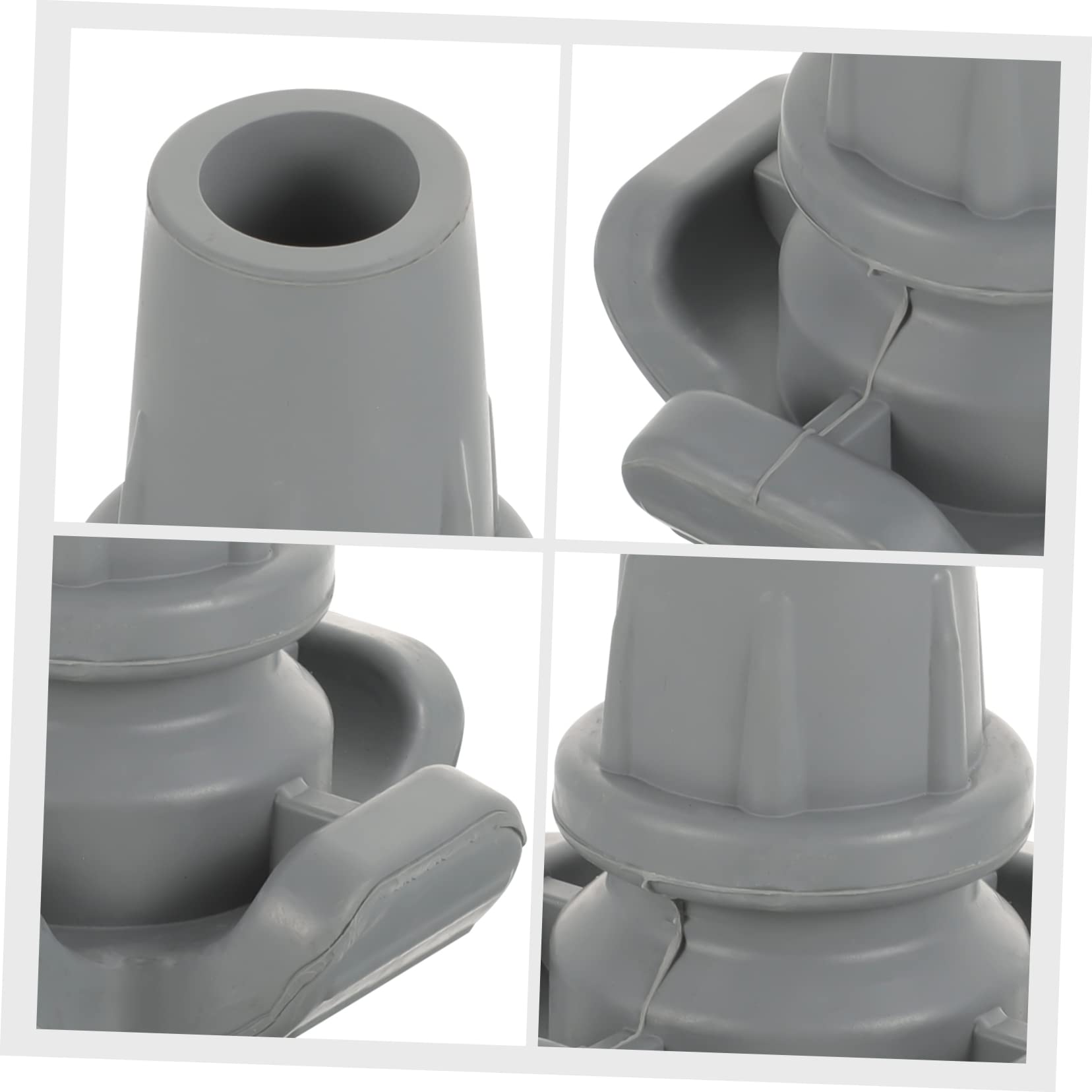 NOLITOY Crutches Non-Slip Mat Hiking Pole Tip Replacement Hiking Pole Tips Pole Tip Standing Cane Tip Outdoor Secrional Walking Stick Trekking Poles Replacement Rubber