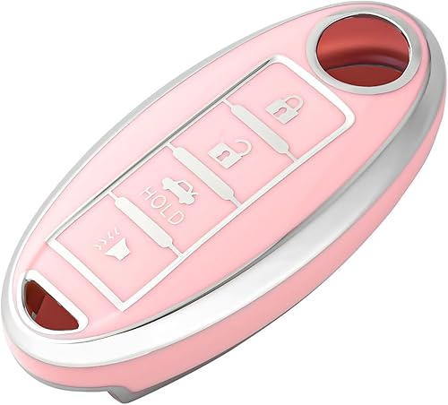 Miniatura 7 de OFFCURVE Funda para llavero de automóvil para Nissan Rogue Pathfinder, Sentra, Altima, Armada, Maxima, Murano, Versa, accesorios de automóvil, color