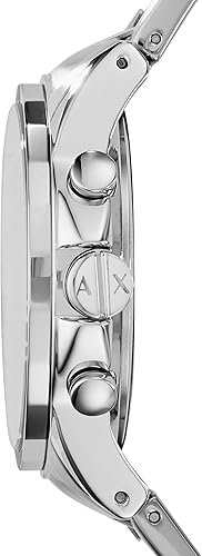 Miniatura 2 de Armani Exchange - Reloj de vestir con cronógrafo para hombre con correa de cuero acero o silicona
