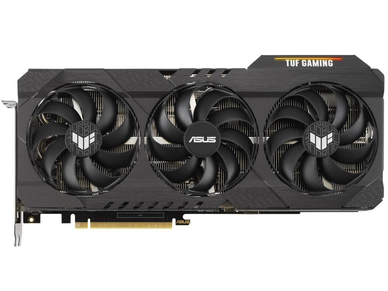 ASUS TUF Gaming NVIDIA GeForce RTX 3070 Ti OC V2 Graphics Card (PCIe 4.0, 8GB GDDR6X, HDMI 2.1, DisplayPort 1.4a, Dual Ball Fan Bearings,