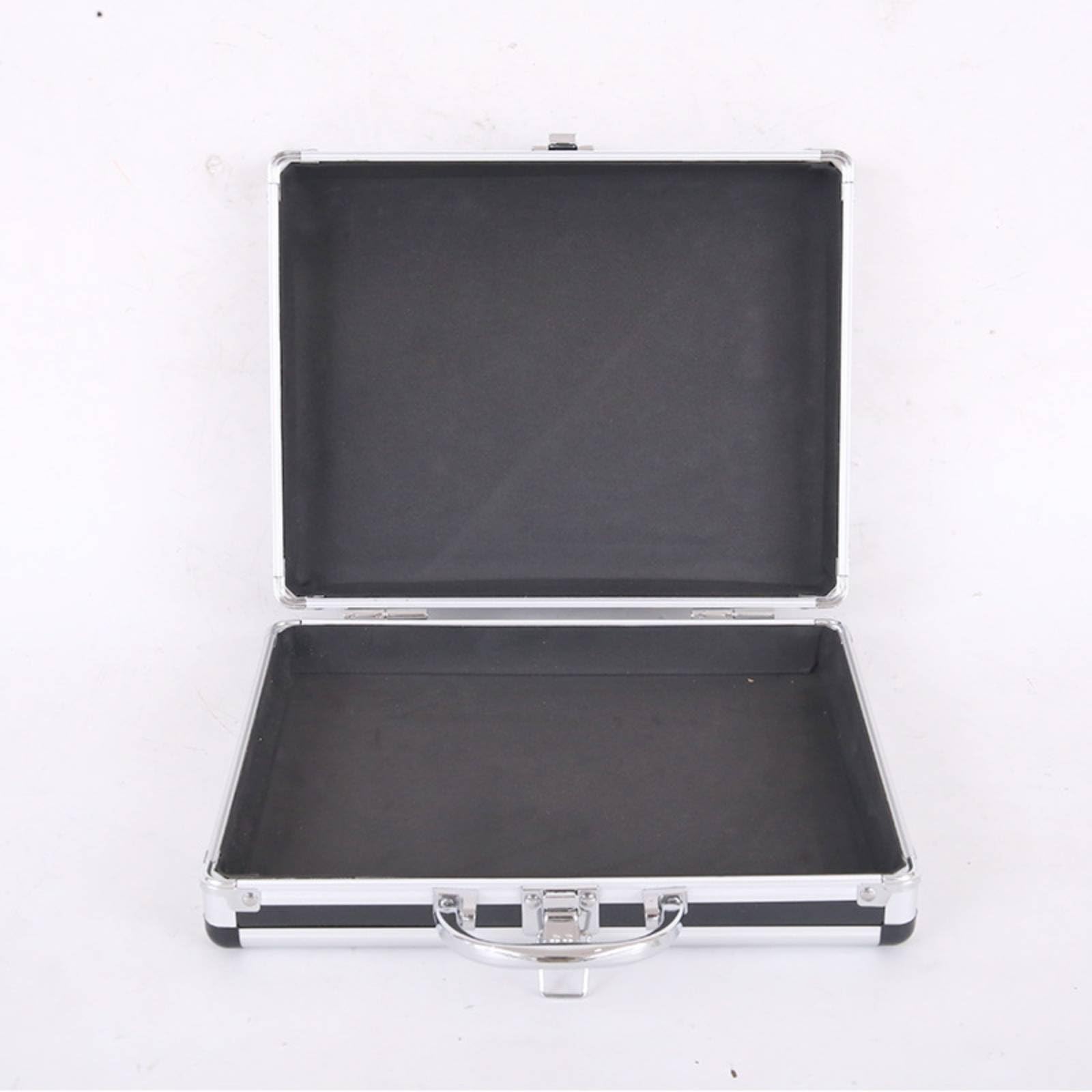 Valigetta con Serratura Password Valigetta Porta Attrezzi Borsa Portadocumenti Valigia Porta Strumenti Alluminio Resistente Case Bloccabile Manico