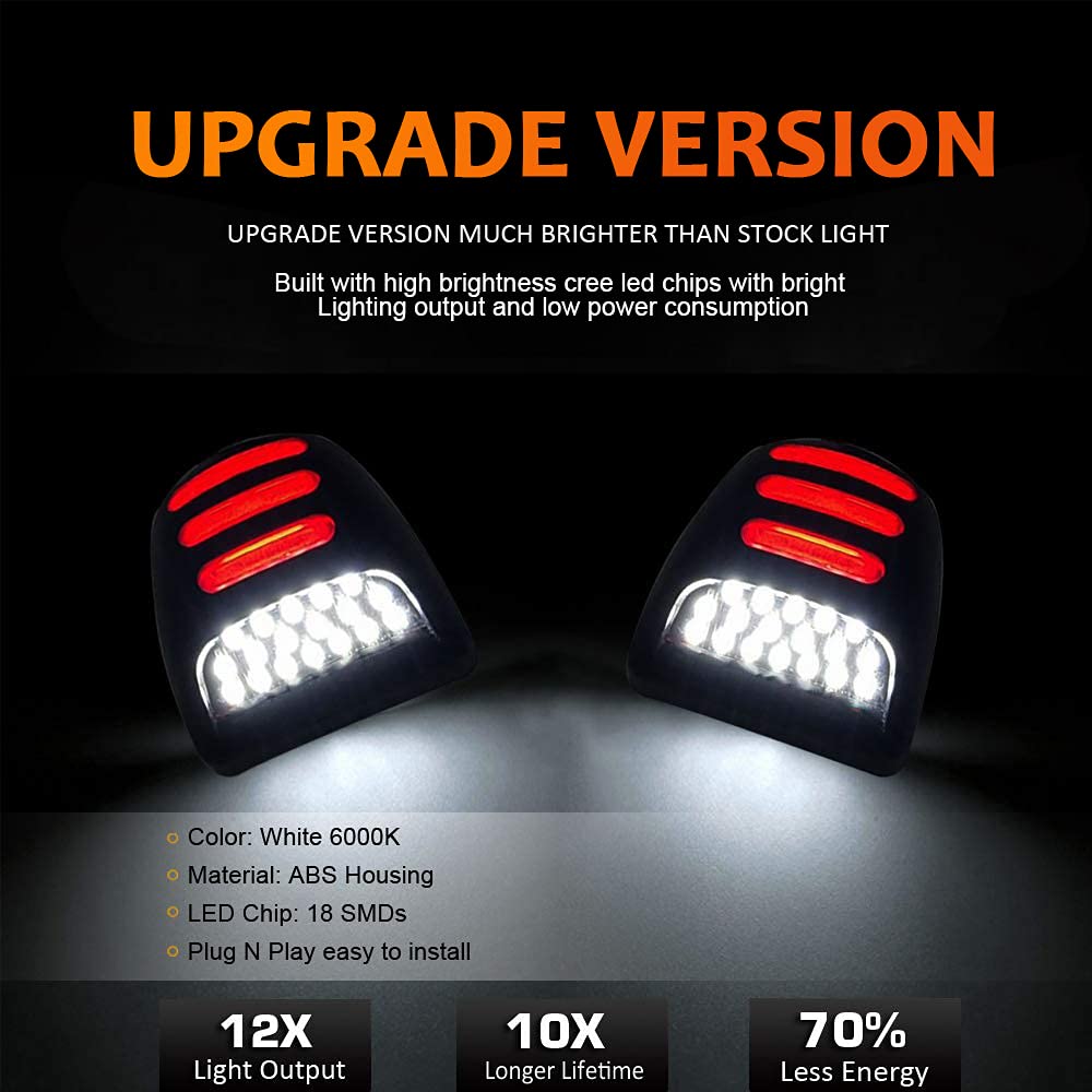 Luces LED Para Matrícula, Parachoques Trasero, Repuesto