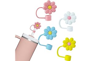 4 Pcs Daisy Straw Topper for Stanley 40 oz & 30 oz Cup