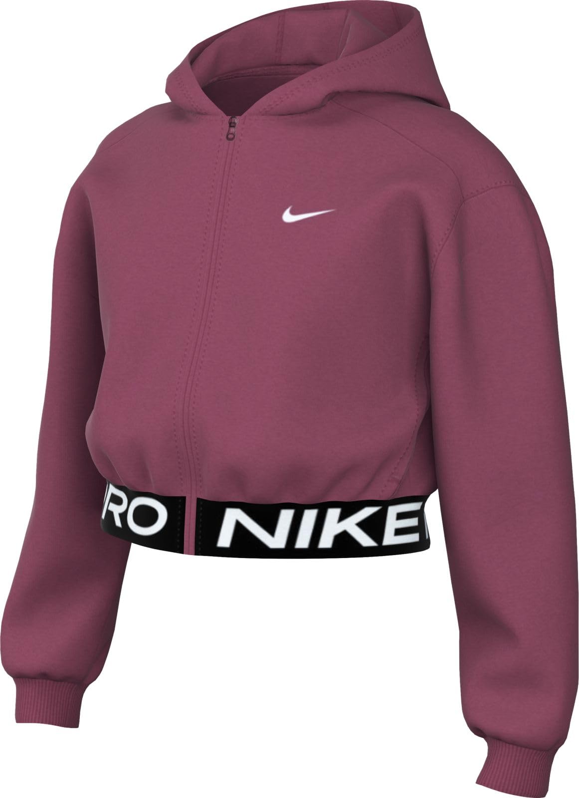 Nike Nike PRO Fleece Dri-Fit-Kapuzenjacke für Ältere Kinder (Mädchen) Giacca con Cappuccio Unisex - Bambini e Ragazzi (Pacco da 1)