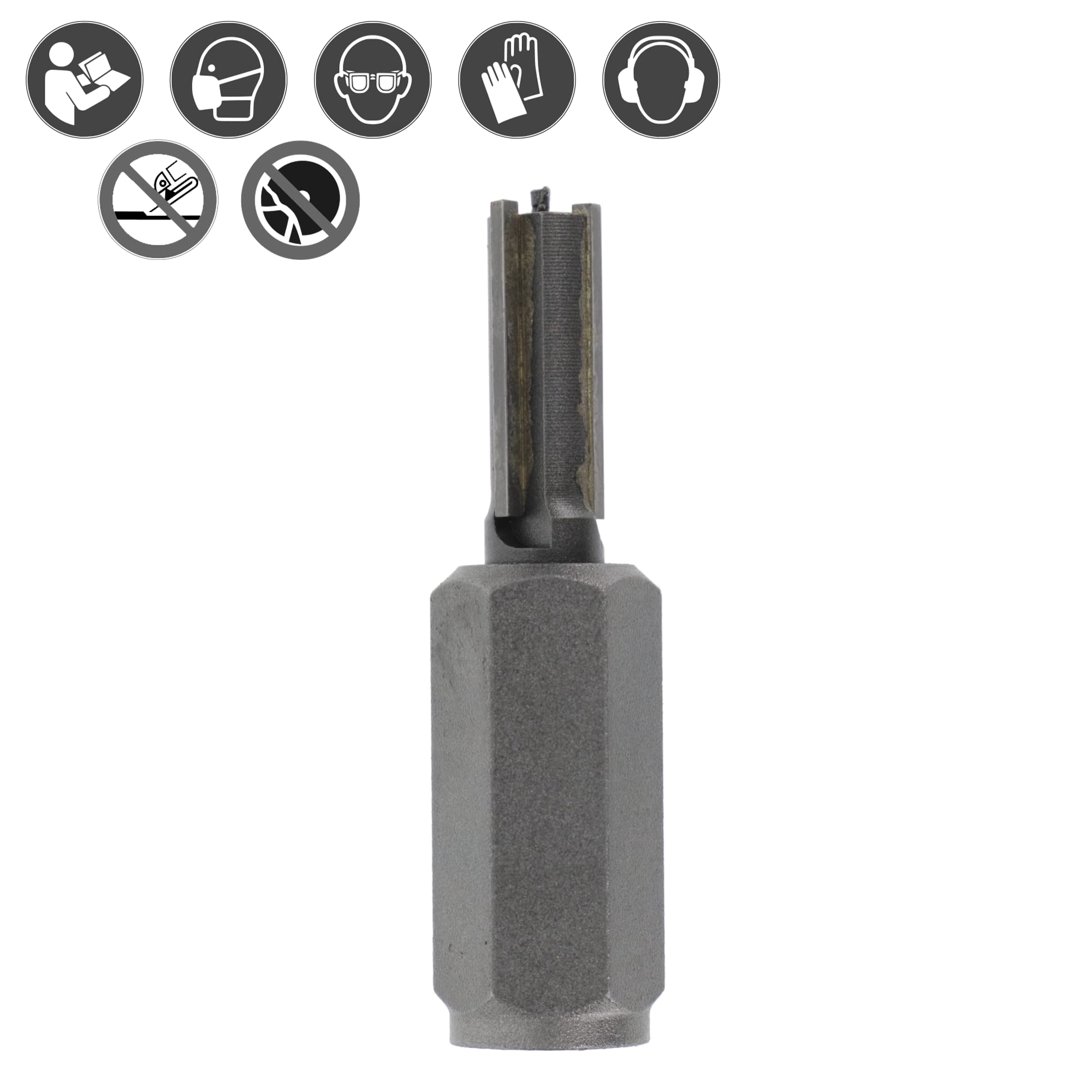 PRODIAMANT Fraise à mortier en carbure de tungstène 10 mm pour meuleuse d’angle, scie à sol en carbure avec filetage M14