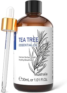 HIQILI 1 Fl Oz Tea Tree Oil, Nail Growth, Hair Restoration, Can be Added to Shampoo, Body wash, Foot Soak Use - 30ML