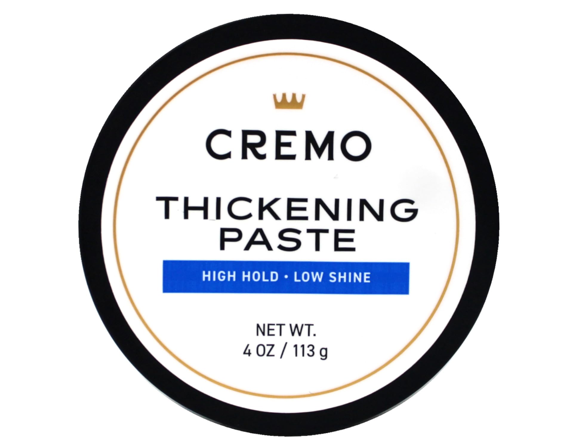 CremoPremium Barber Grade Hair Styling Thickening Paste, High Hold, Low Shine, 4 Ounce