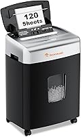 Bonsaii 120-Sheet Auto Feed Micro Cut Shredder P-4 Security, 30 Min Run Time, 6 Gallon Bin for Home Office