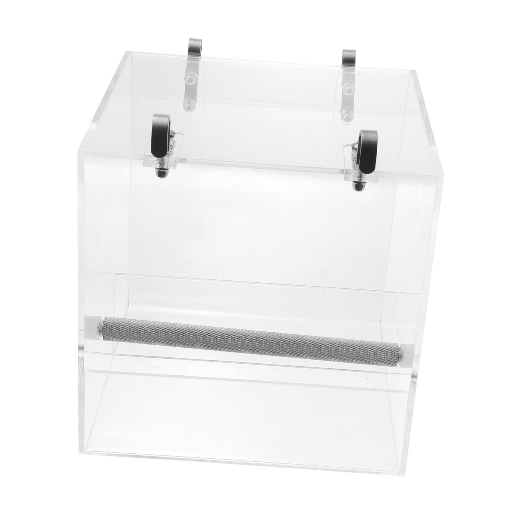 Mangiatoia Automatica Per Pappagalli e Uccelli Ciotola Per e Acqua Realizzata in Plastica Per Animali Domestici Facile Da Installare e Pulire Adatta Per Piccoli Uccelli e