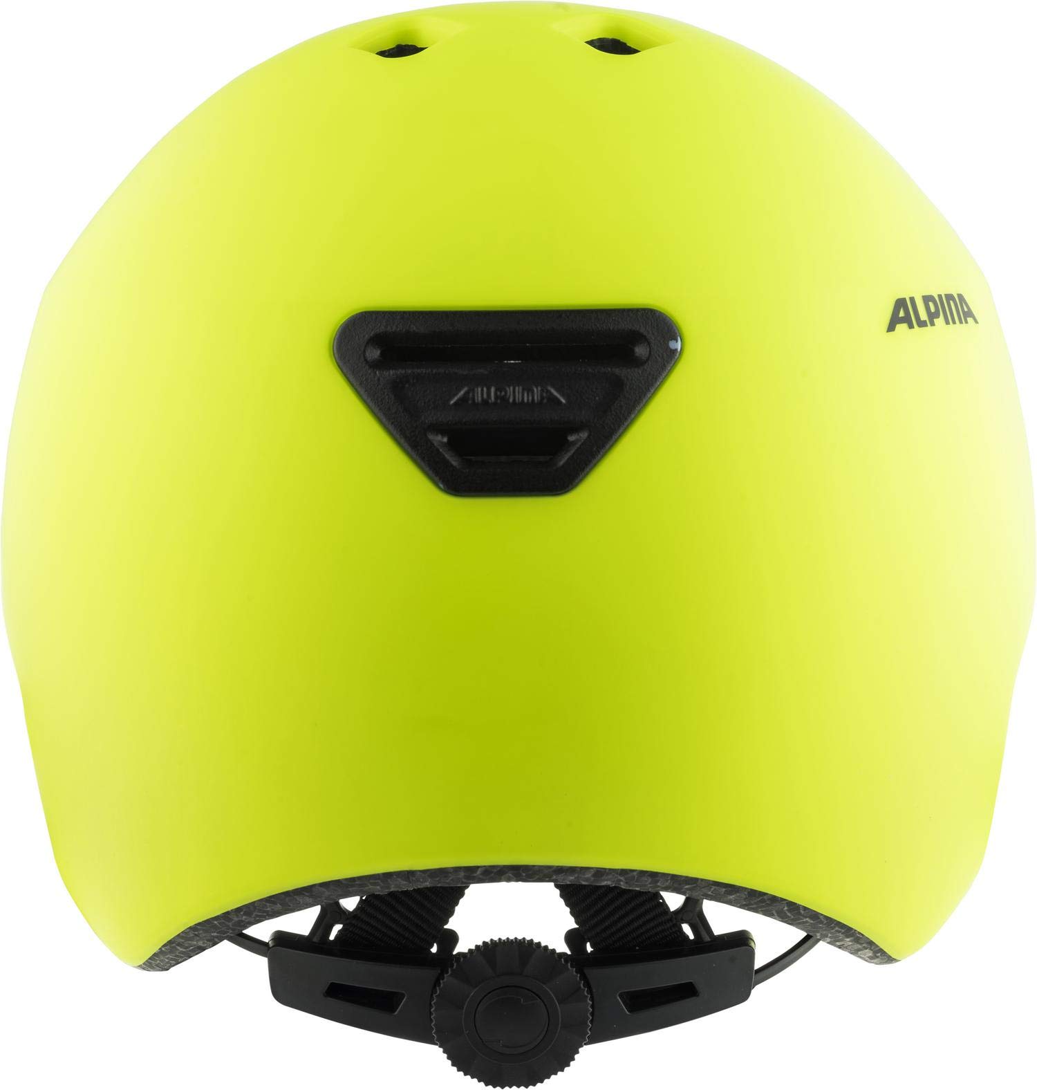 ALPINA Hackney Helm 2024 Black Neon/Yellow Matt