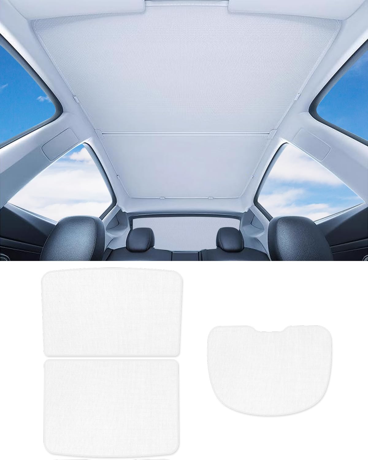 Amazon.co.jp: TeslaモデルYサンシェードガラスルーフアクセサリーリア