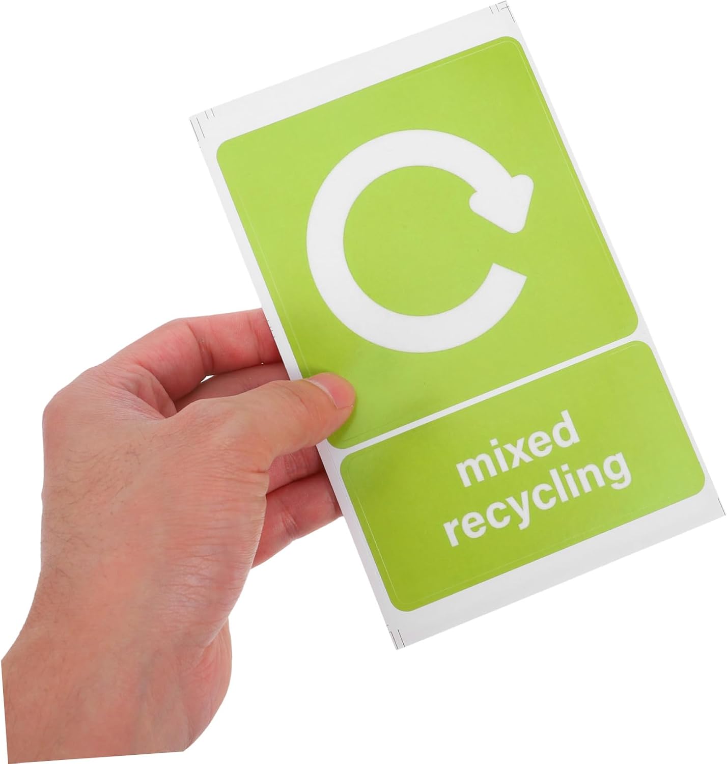 10pcs Recycle Trash Can Stickers Waste Sorting Labels for Easy Application Kitchens Offices Apartments and Events Recycling Instructions for