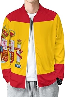 Swedish Flag Bomber Jacket Men Lightweight Causal Track Jacket,