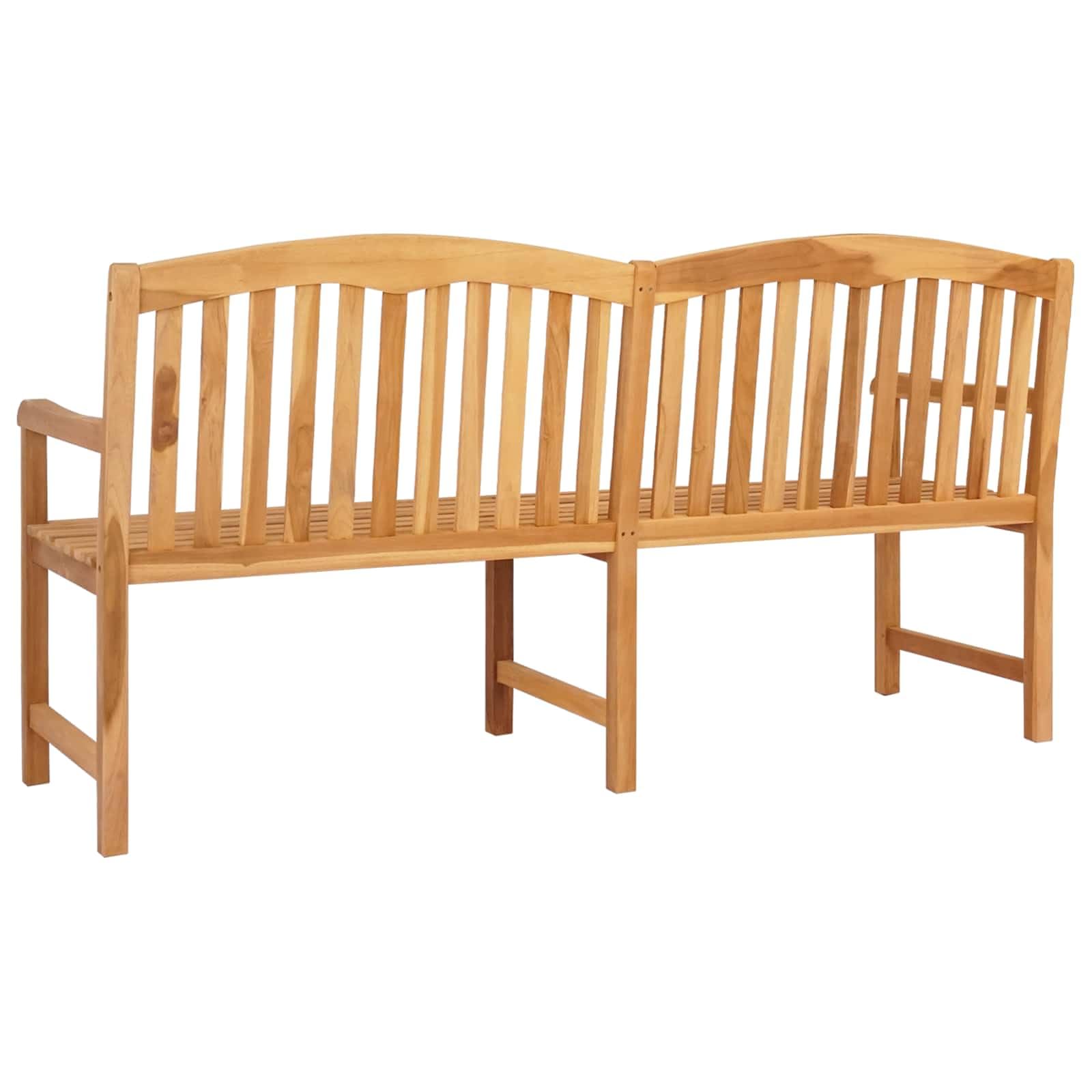 vidaXL Ręcznie rzeźbiona ławka różana naturalny 150 x 60 x 90 cm, Meble Ogrodowe, Ławka z Teakowego Drewna, Siedzenie w Ogrodzie, Rustykalny Relaks, Wygodne Miejsca