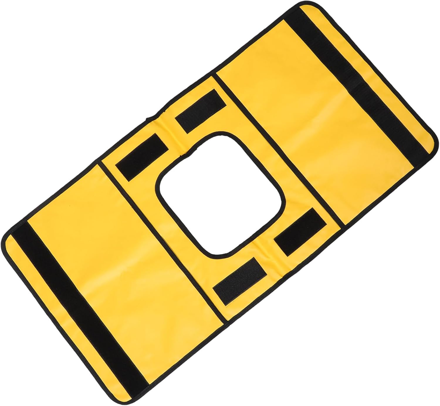 Mikinona Winch Cable Dampener Pad Yellow Synthetic Material Off-Road Tow Rope Buffer with Reflective Strips for Enhanced Safety