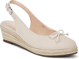 Womens Closed Toe Espadrilles Wedges Shoes Platform Slingback Mid Low Heel Canvas Bow Dress Sandals