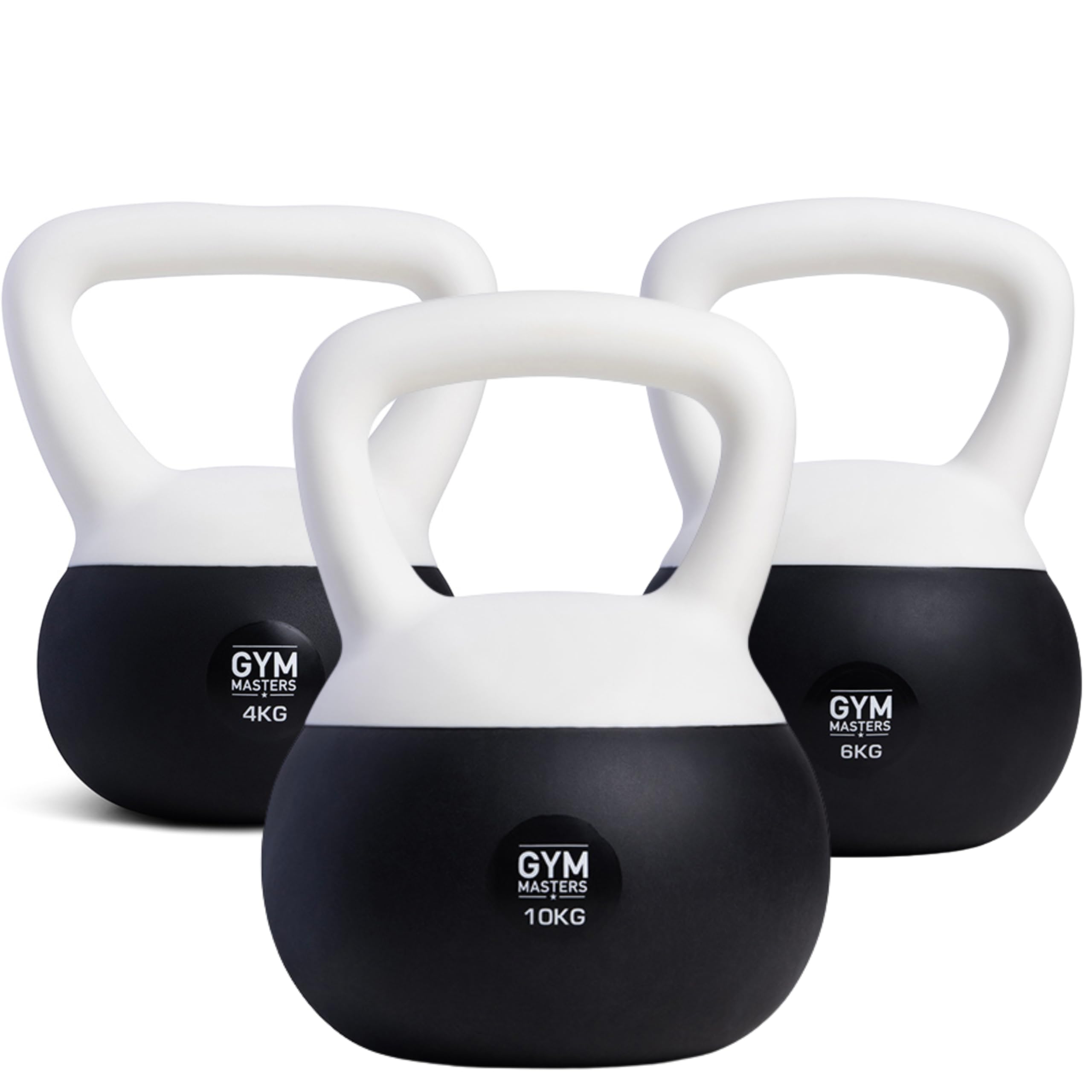 Gym Masters Weiche Kettlebell Vorteilsset – Soft Neopren Kettlebells für Krafttraining, Functional Fitness & Home Gym