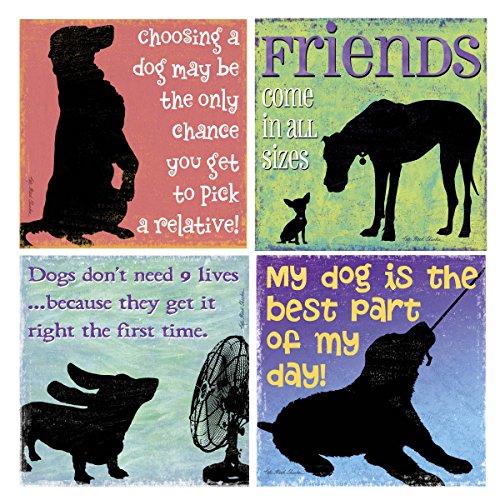 Thirstystone Stoneware Coaster Set, Friends Come in