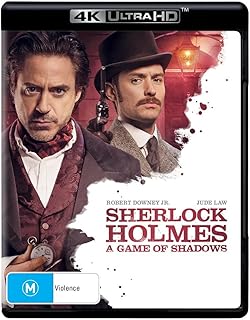 Sherlock Holmes: Game of Shadows 4K Ultra HD | Robert Downey Jr, Jude Law | Region Free