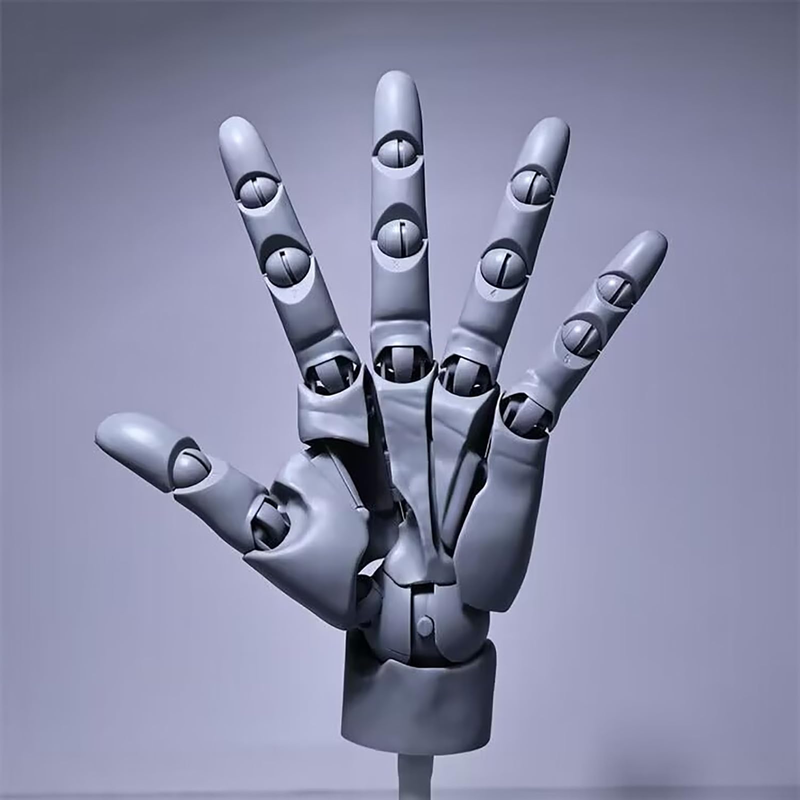 Modelo de mano, 1: 1. Arte de palma simulada, dibujo de estudiante, referencia de cuerpo, mano, modelo de cuerpo humano, mano con base, soporte de exhibición, A