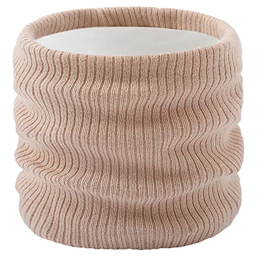 ネックウォーマー メンズ 冬 防寒 新開発繊細な裏ボア・保温効果アップ・零下15℃防寒 肌触り・防風・厚手・首巻き・ふわふわ・柔らかい・伸縮素材・無地 通勤・通学・自転車・バイク・スキー・登山・アウトドア・スポーツ・男女兼用 (ベージュ)