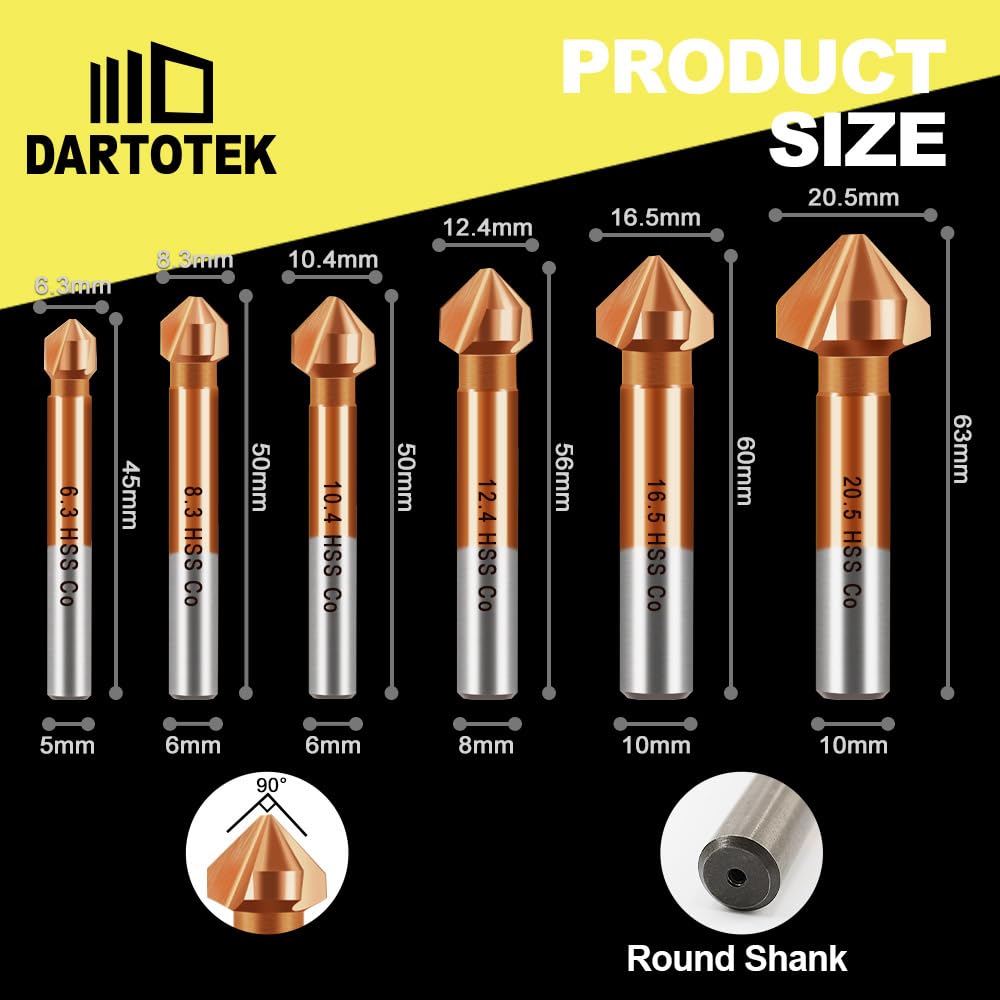 Countersink Drill Bit M35 Set - Image 2