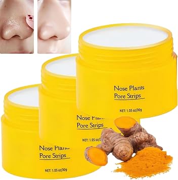 Pore Strip, Blackhead Removal Strip, Nose Plant Pore Cleanser Purifying Face Mask, Deep Cleansing Pore Strip for All Skin Types 3pcs