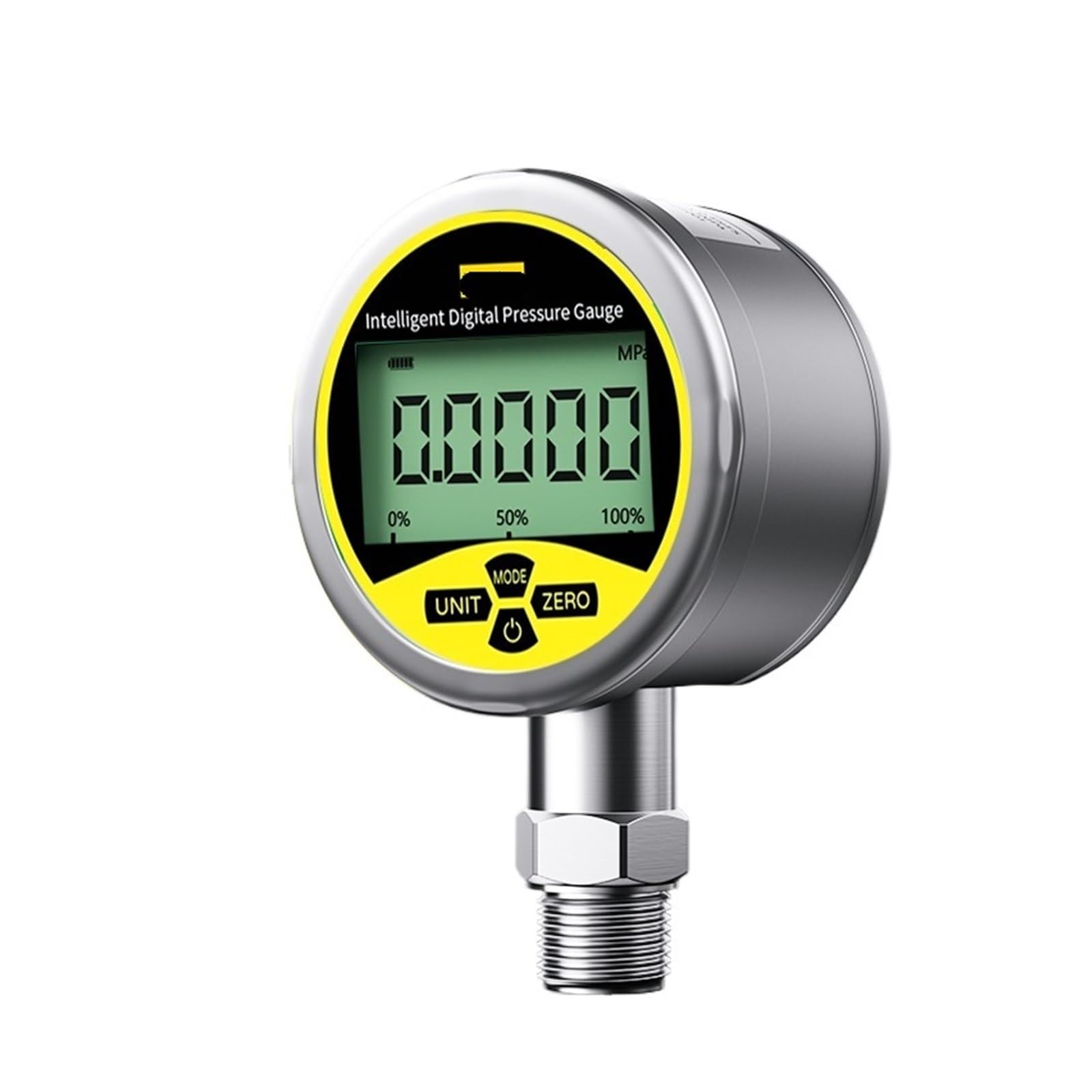 Digitales Manometer, 0–60 MPa, industrielles Manometer, 0,2% Genauigkeit, M20 x 1,5 Wasserzähler(0-25Mpa)