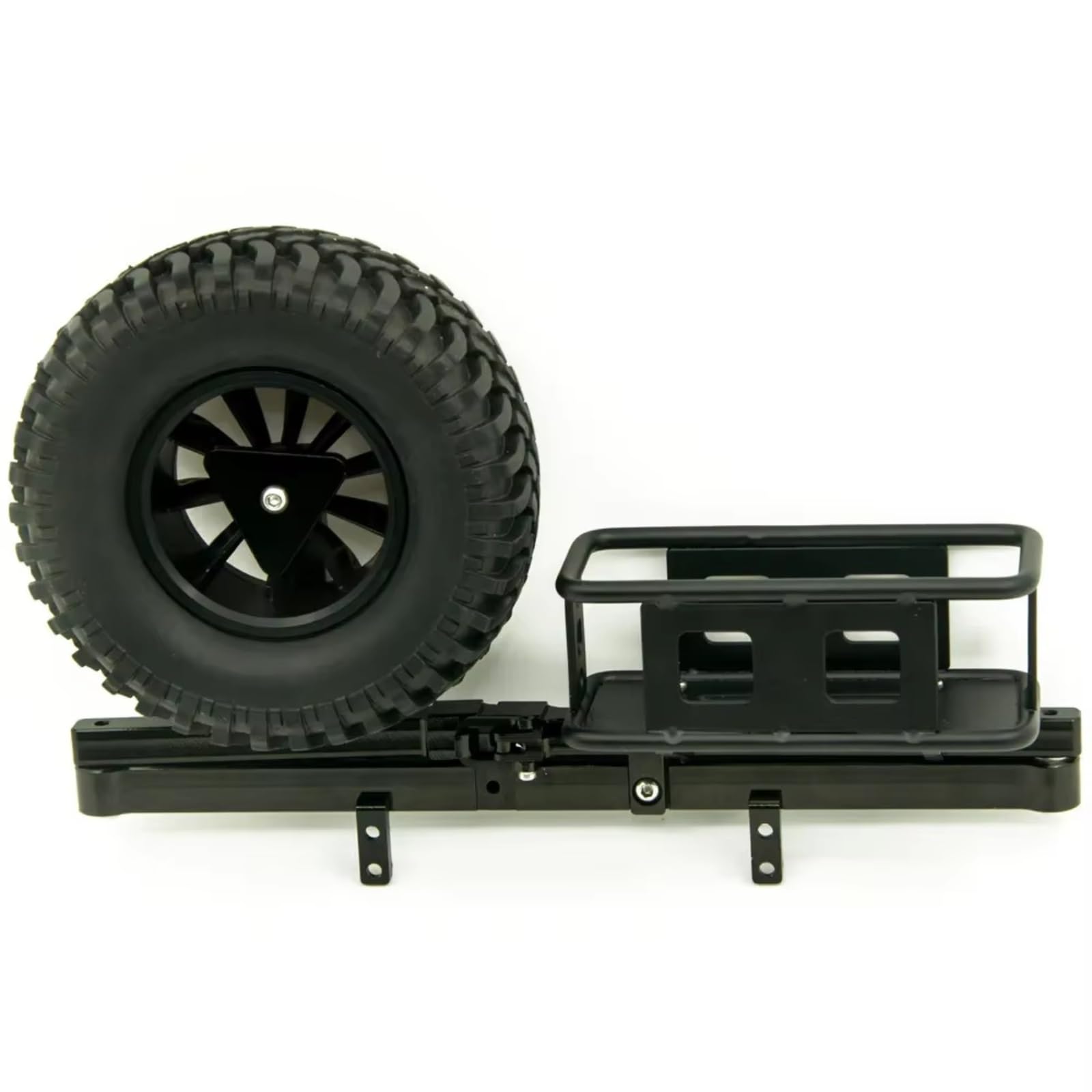 Per Gelande D90 D110 II 1/10 Paraurti Posteriore In Metallo Con Telaio Pneumatici RC Ricambi Auto Accessori Aggiornamenti Di Ricambio Componenti RC Ricambi Modellismo
