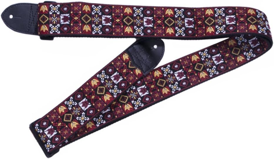 Fender 2-Inch Hootenanny Woven Strap, Red