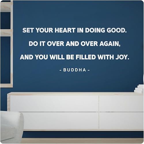 Miniatura 7 de My Vinyl Story Calcomanías de pared de Buda, calcomanías inspiradoras, decoración de atención plena, vinilo de ambiente sereno, decoración de