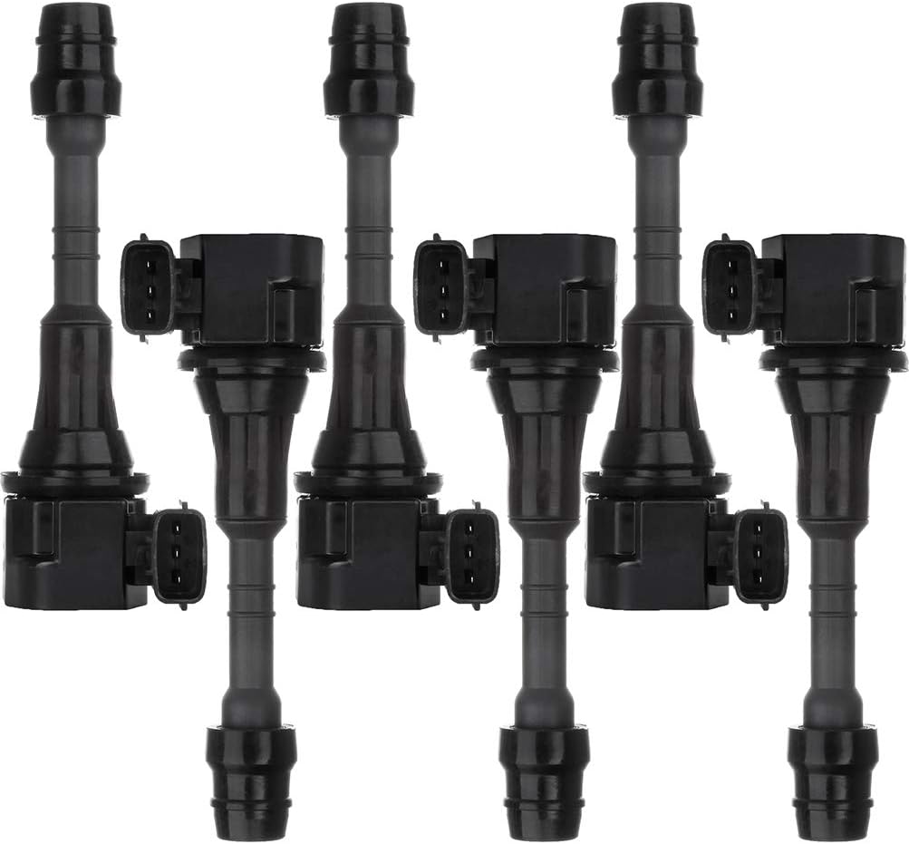 FINDAUTO UF401 5C1430,C1439 Ignition Coil Coils Pack Compatible for Nissan 350Z 3.5L 2003-2008,for Infiniti M35h 2012-2013,for M35 3.5L 2006-2008,for G35 2003-2007,for FX35 2003-2008 set of 6