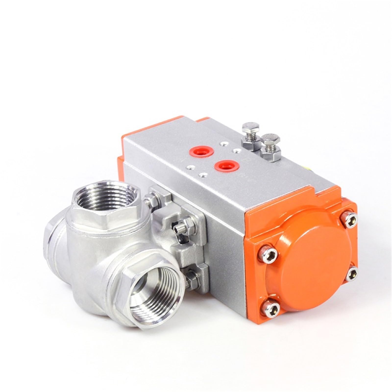 Robinet à boisseau sphérique pneumatique 3 voies DN20 3/4 L