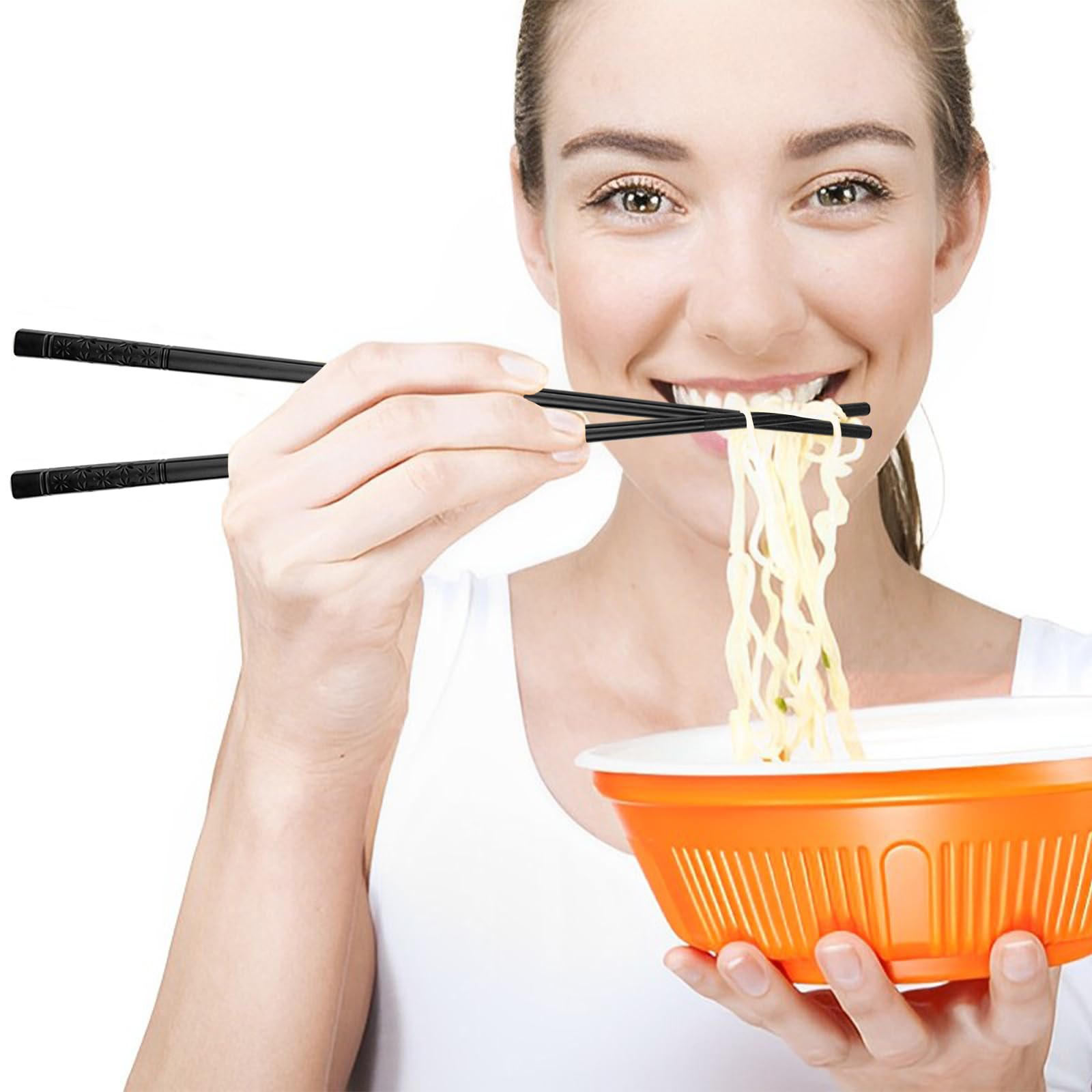 Edle Essstäbchen Aus Edelstahl - Mit Romantischem Kirschblüten-Muster!