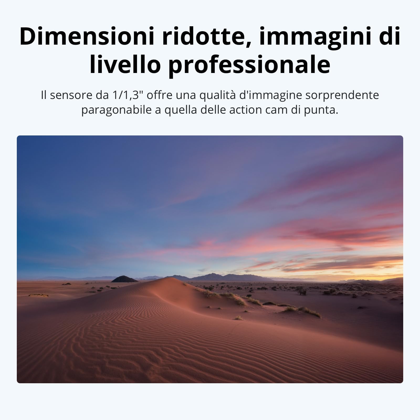 DJI Osmo Nano Bundle Standard (64 GB) – Mini videocamera vlog compatta 4K/60 fps con sensore da 1/1,3", video con ampio FOV di 143°, Registrazione di 200 minuti, Fotocamera magnetica POV 4K per Vlog