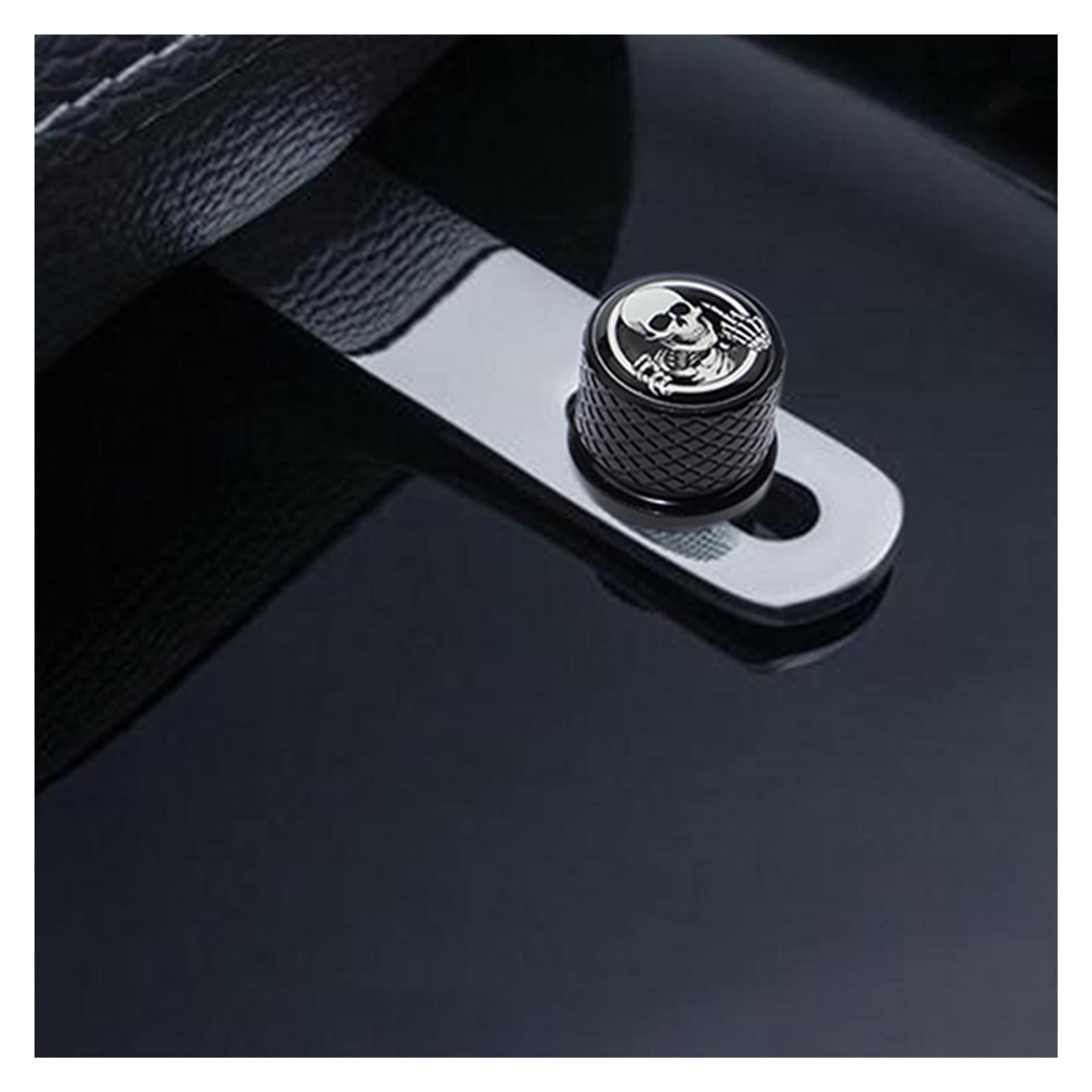 Vite del bullone del Sedile in Acciaio Inossidabile Compatibile con Harley Davidson (Color : 5 Black)