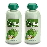 Vista 1 de Dabur Vatika Enriched Coconut Hair Oil 150ml (Pack of 2)