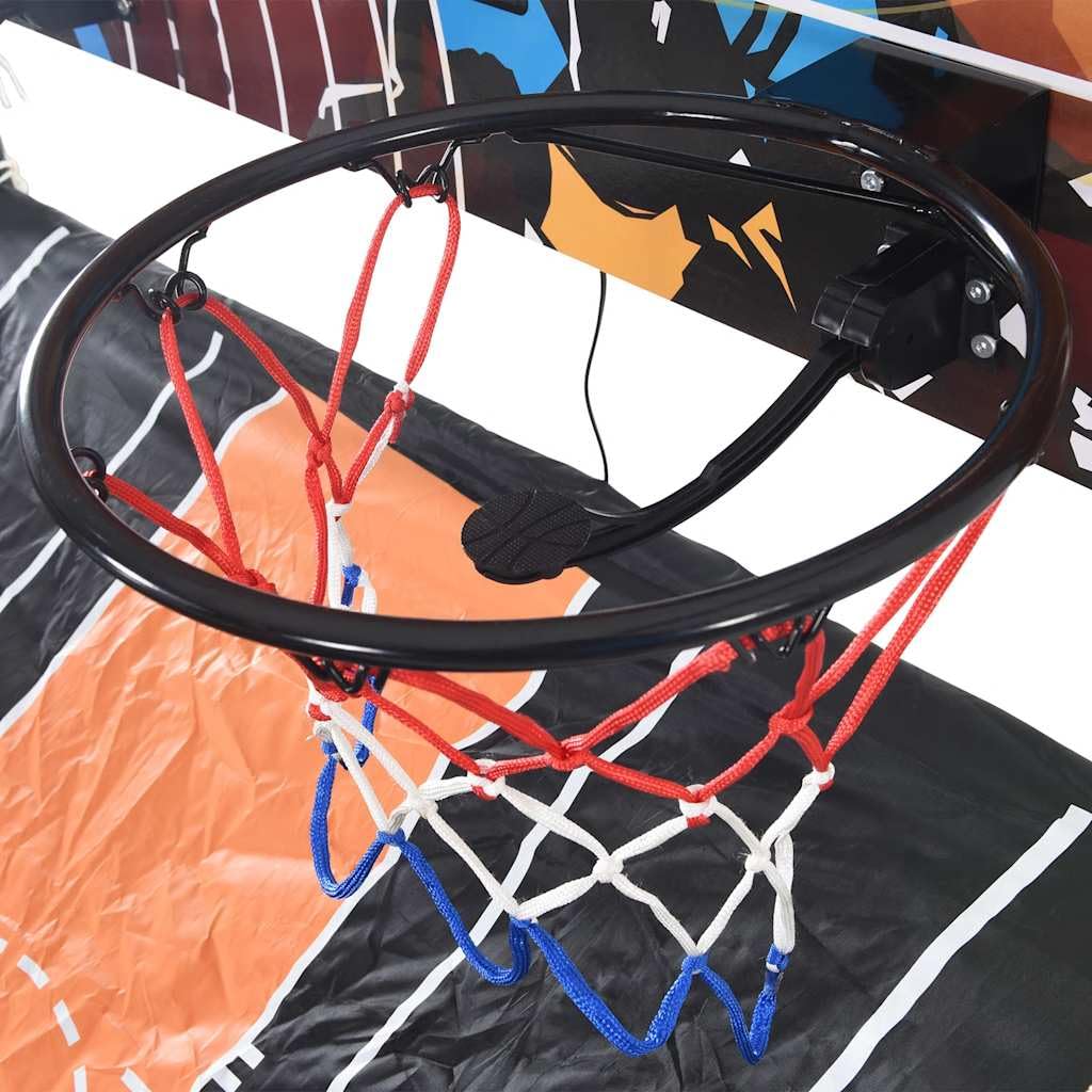 vidaXL Arcade-Basketballspiel mit 4 Bällen für 2 Spieler, Arcade-Basketballautomat, Basketball Schießmaschine, Indoor-Basketballspiel