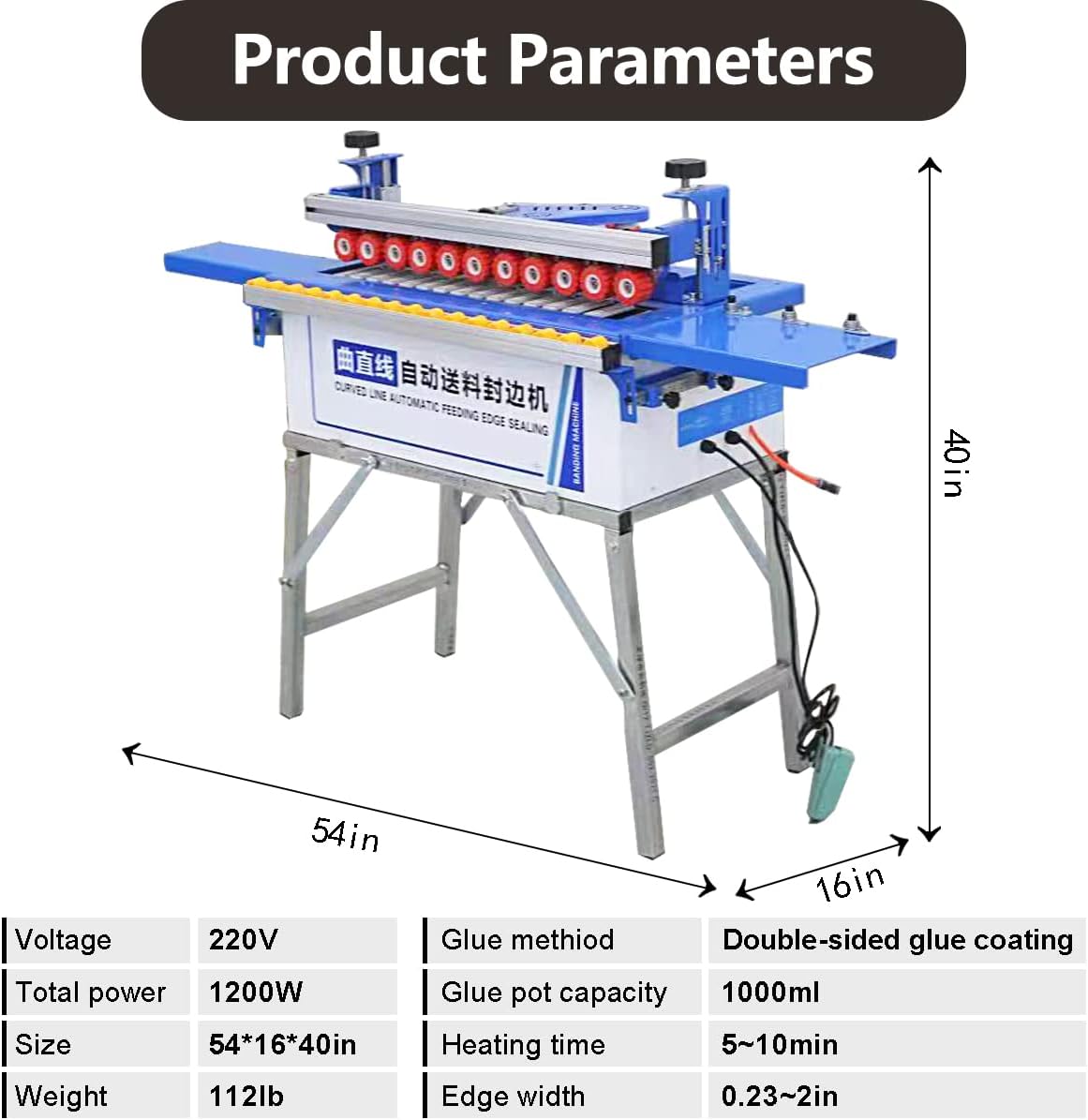 Automatic Woodworking Edge Bander Banding Machine Banding Machine Upgrade Dust-free Sealing Trimming Edge Bander