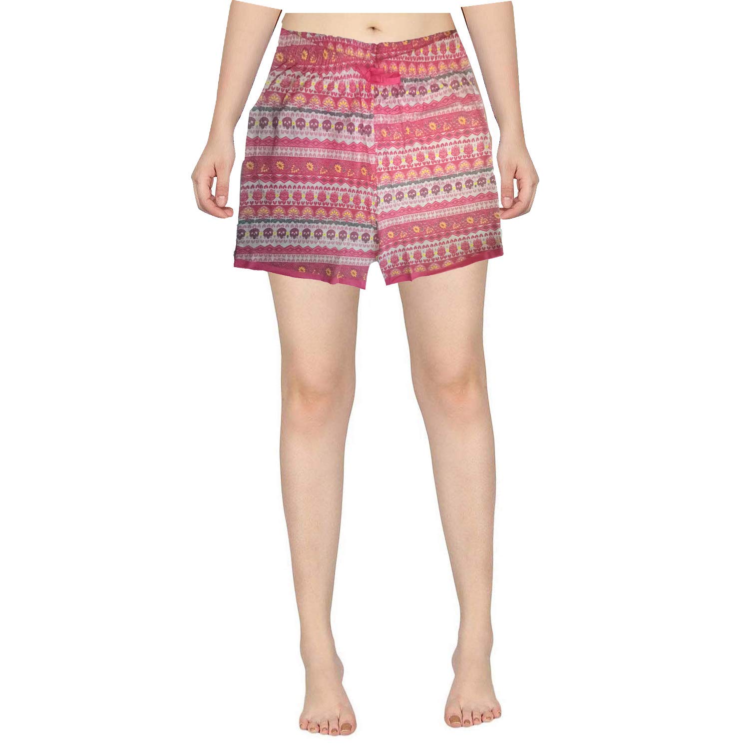 magic Women's Printed Cotton Shorts (Light Pink)-picture-30