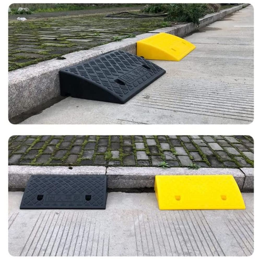 Lot De 2 Rampe De Chargement, Rampe De Trottoir En Caoutchouc 11 Cm De Haut Portable Pour Voiture, Moto, Fauteuil Roulant | Leroy Merlin