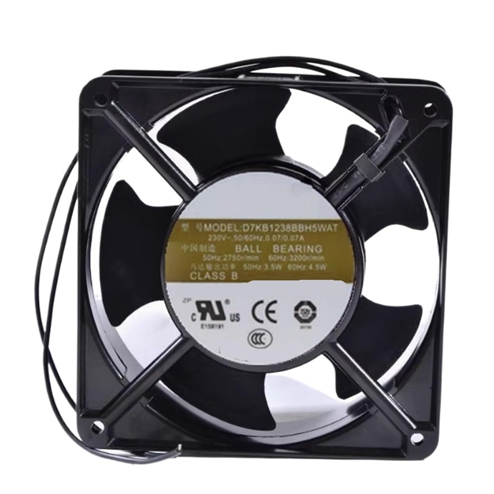 CZVJUKBYP D7KB1238BBH5WAT 12038/220V 0.7A Cooling Fan