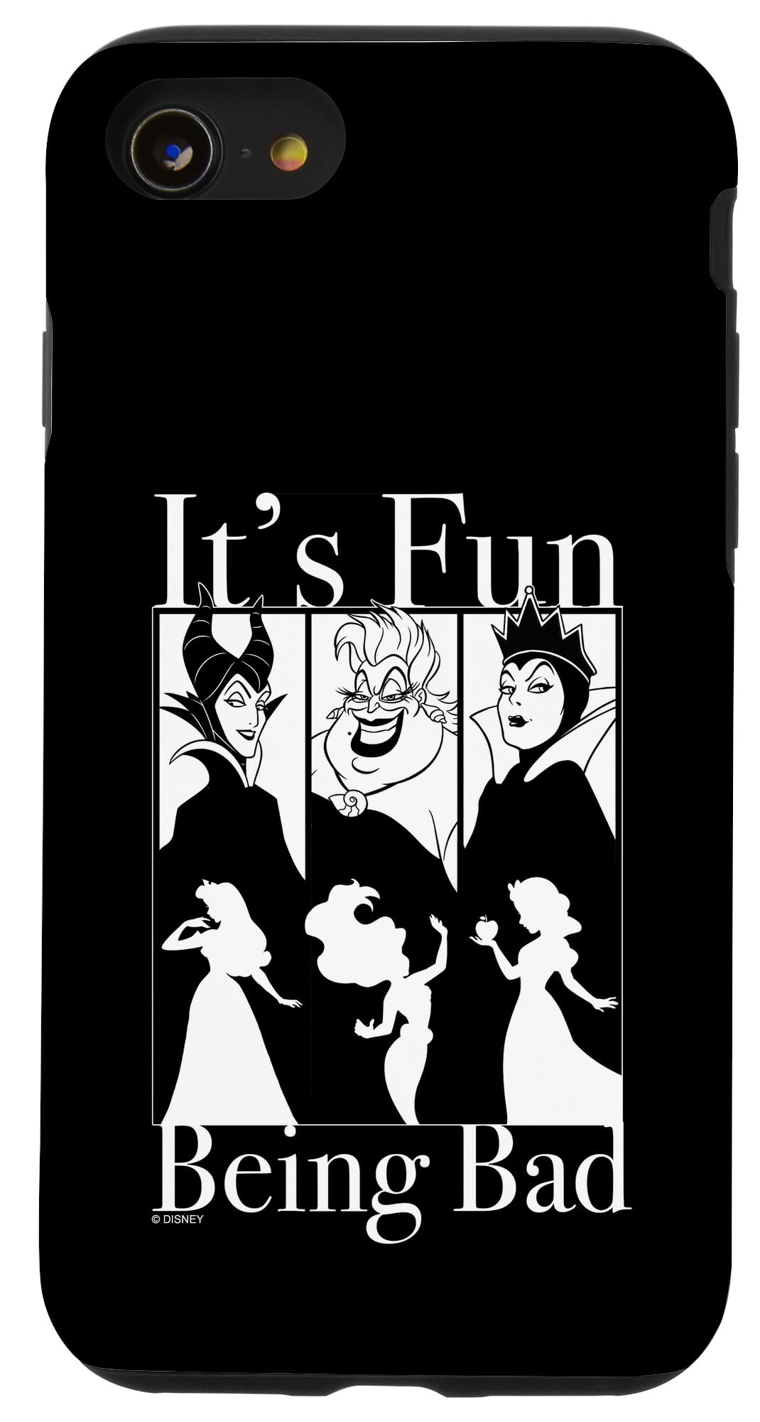 Coque iPhone 8 Disney Villains eviter rayures protection dos