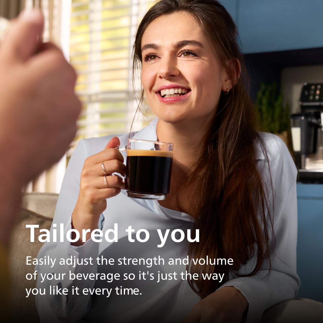 PHILIPS ネスプレッソマシーン Philips Baristina Espresso Machine, Automatic Grinder, Black with