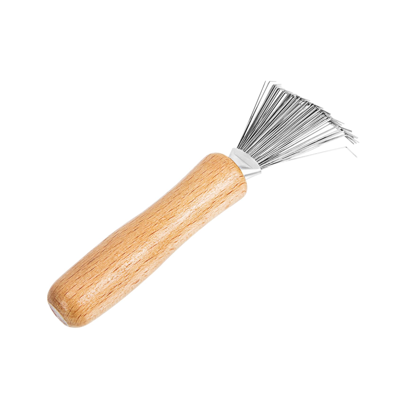 HOODANCOS Floral Art Helper Large Size Cleaning Rake Stainless Steel Part Cleaning Brush Flower Arranging Tool Comb Cleaner