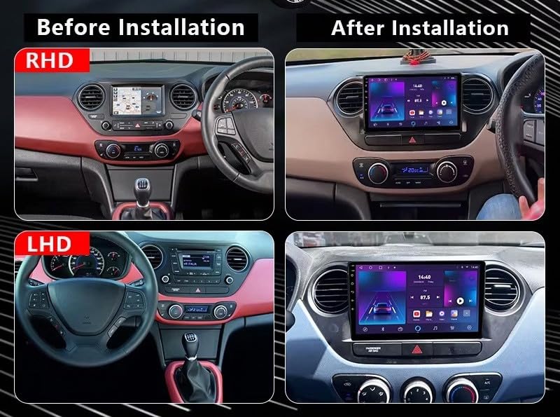 Pantalla de coche inalámbrica para Hyundai I-10: viaja conectado con música y mapas en ruta 2