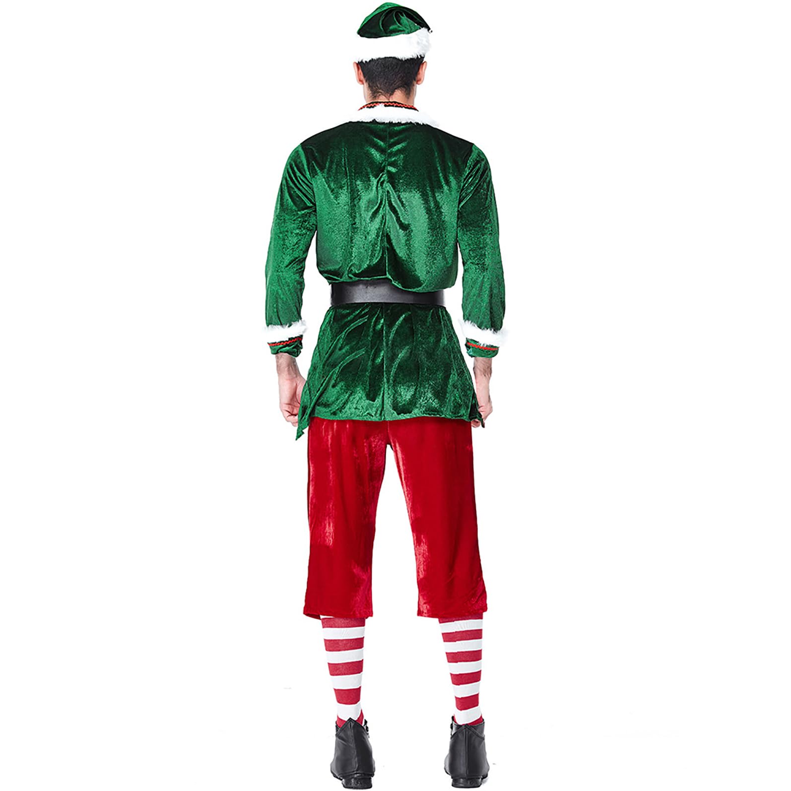 Disfraz de elfo para mujer y hombre, disfraz de elfo de Navidad, disfraz de elfo festivo, disfraz de Navidad, carnaval, fiesta