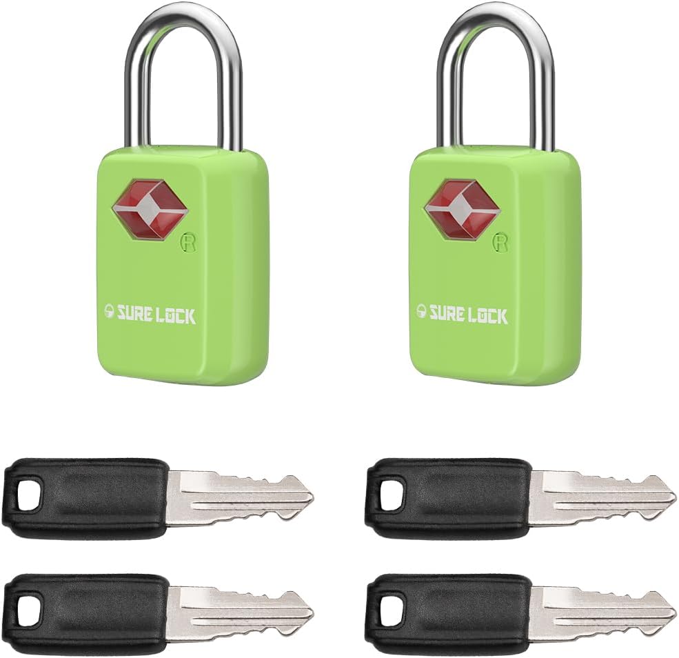 TSA Approved Luggage Locks Smallest Key Travel Luggage