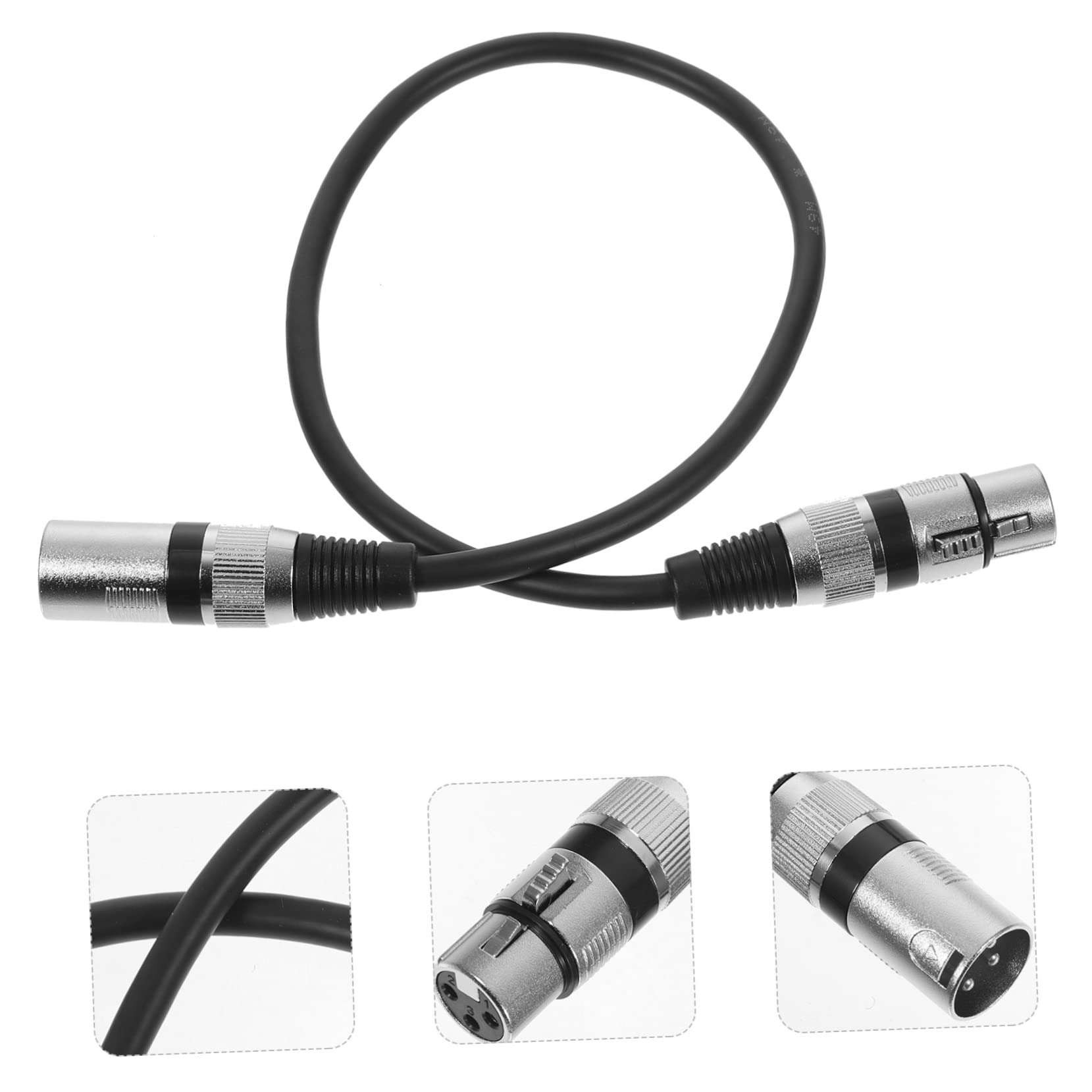 VICASKY 6piezas Cable Xlr Macho Hembra para Micrófono Unidades de Longitud Cable de Micrófono de Pines para Ktv y Sistemas de Sonido Profesional