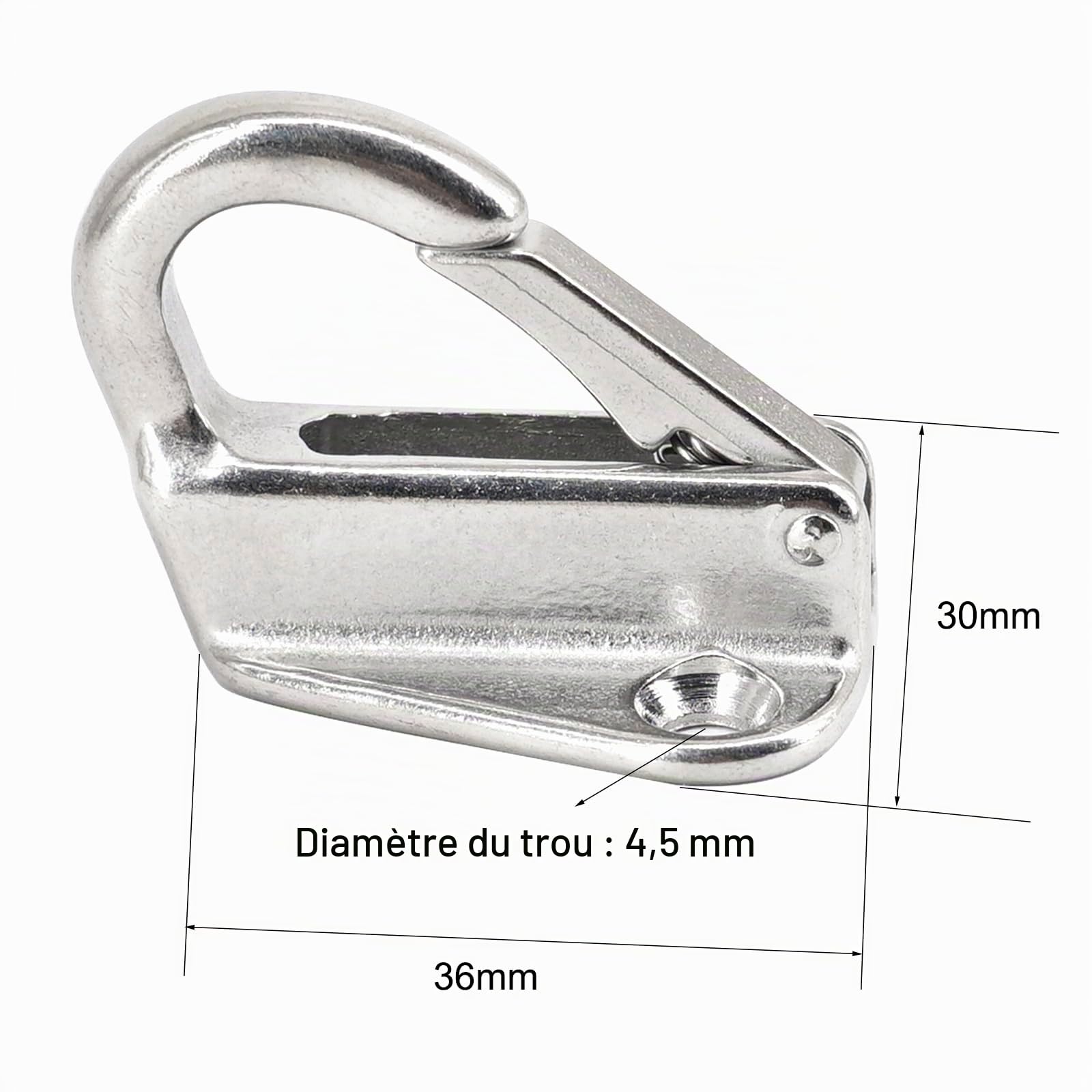 Patère de Cintre Anti-Turbulence Marine Yacht ou Motor Homes, Anti-corrosion 316 Acier Inoxydable